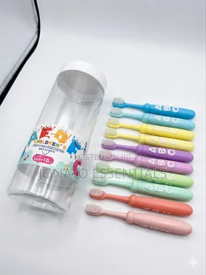 10pcs Kids Abc Alphabet Toothbrush Set - Soft Bristles