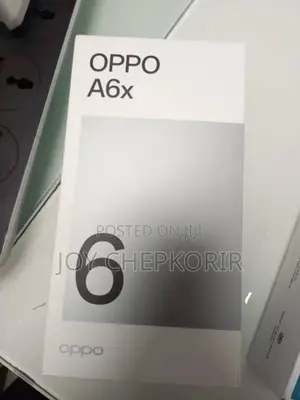 New Oppo A6x 256 GB Black
