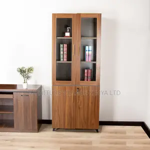 Office Cabinet ; 2-door Wooden Office Storage Cabinet