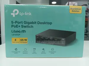 Tplink Litewave Ls105gp 5-Port Gigabit Desktop Switch With 4-Port Poe+
