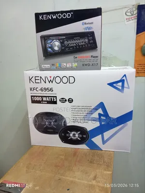 2 in 1 Kenwood Bluetooth Radio and 6by 9 Kenwood Speakers