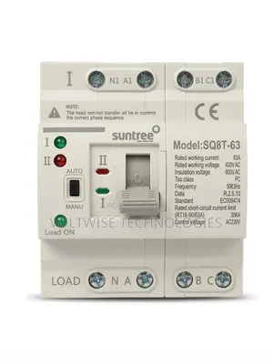 Suntree 400v 63a 4-Pole Automatic Transfer Switch (Ats) - Sq8t-63