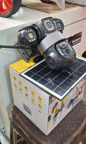 Hd Intelligent Solar Cctv Camera 4g Wifi With 3 Rotational Lens