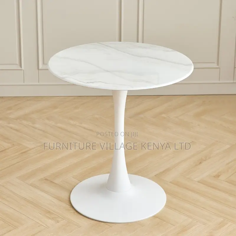 Dining Table ;Round Marbel Pedestal Dining Table