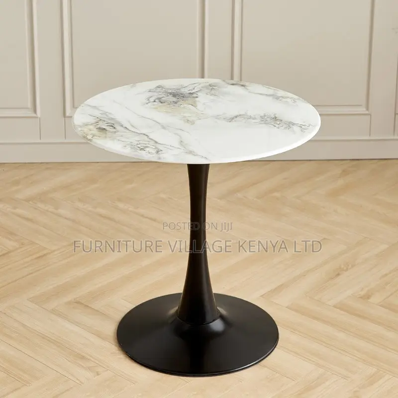 Dining Table ;Round Marbel Pedestal Dining Table