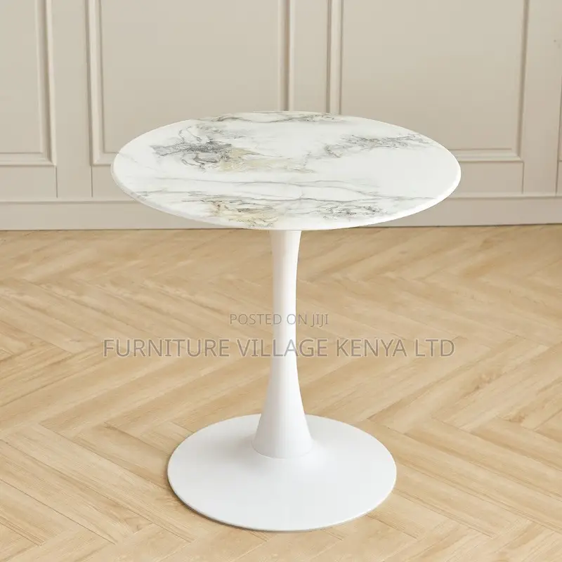 Dining Table ;Round Marbel Pedestal Dining Table