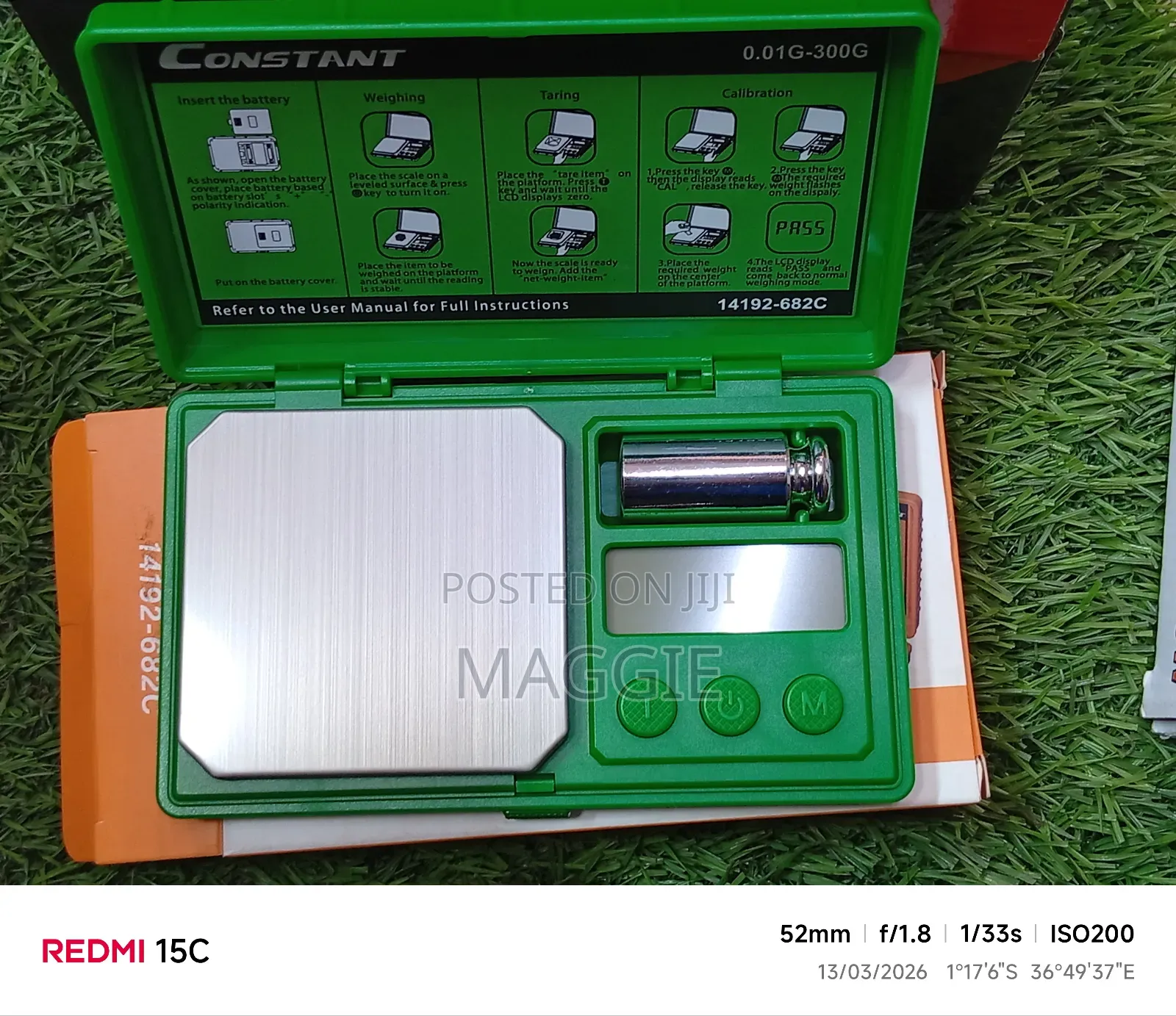 Constant Digital Pocket Scales