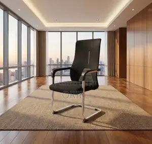 Office Geust Chair : Sled Base Ergonomic Mesh Office Visitor Chair