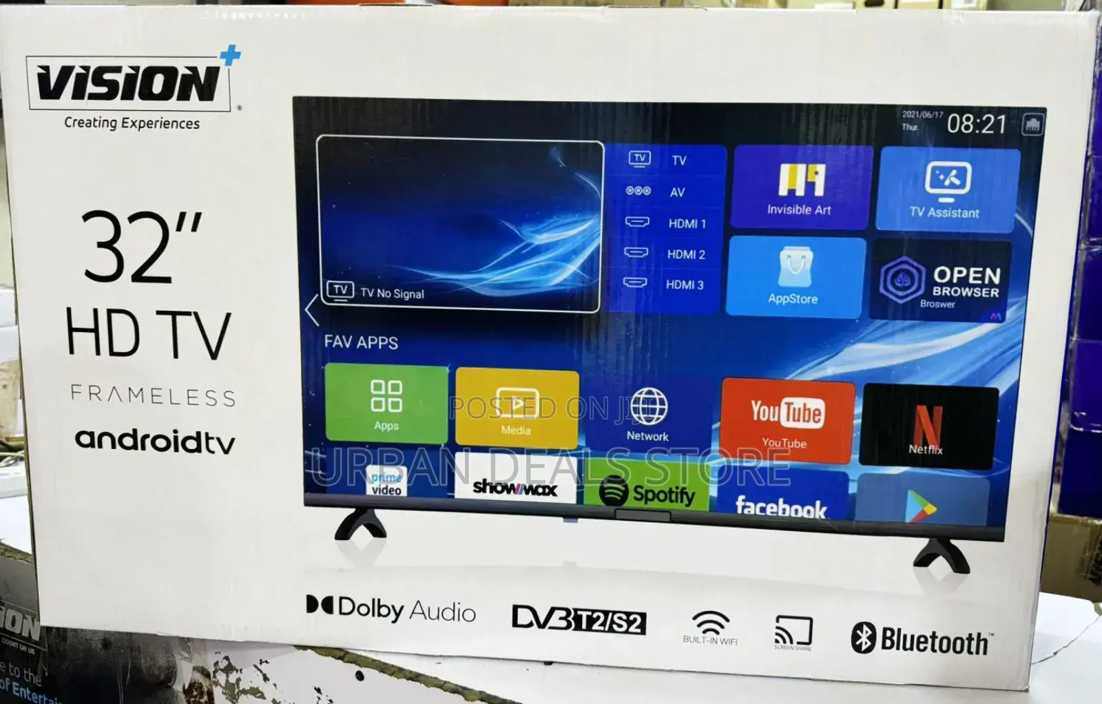 Vision Plus 32" Whale Tv