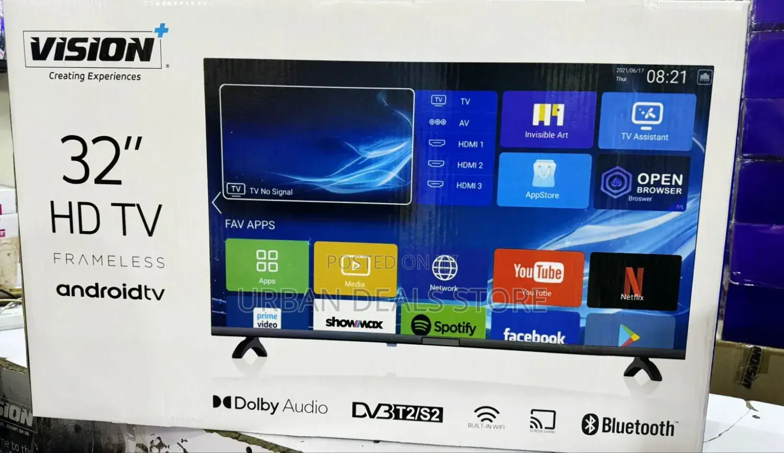 Vision Plus 32" Whale Tv