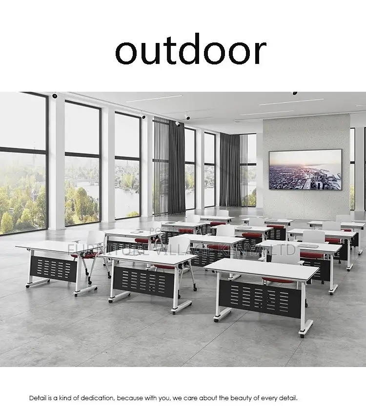 Office Table ; 1.2 Meter Foldable Conference Office Table