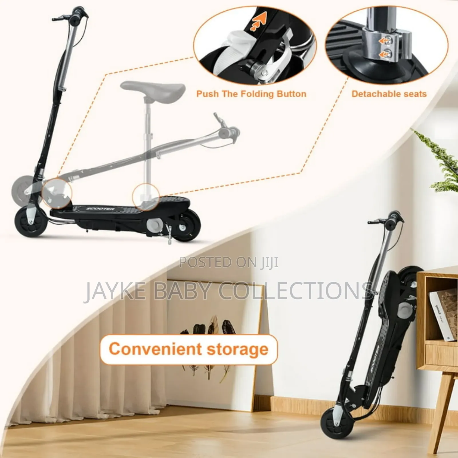 Foldable Electric Scooter With Seat – Easy Fun Riding