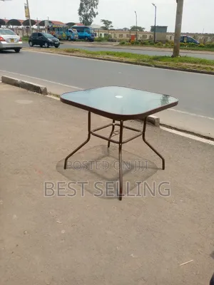 Squared Brown Outdoor Table