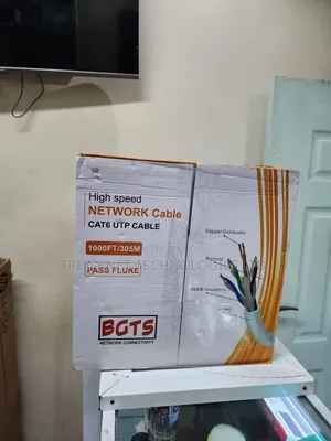 Cat 6 Ethernet Cable – High-Speed Rj45 Network Cable for Lan, Gaming