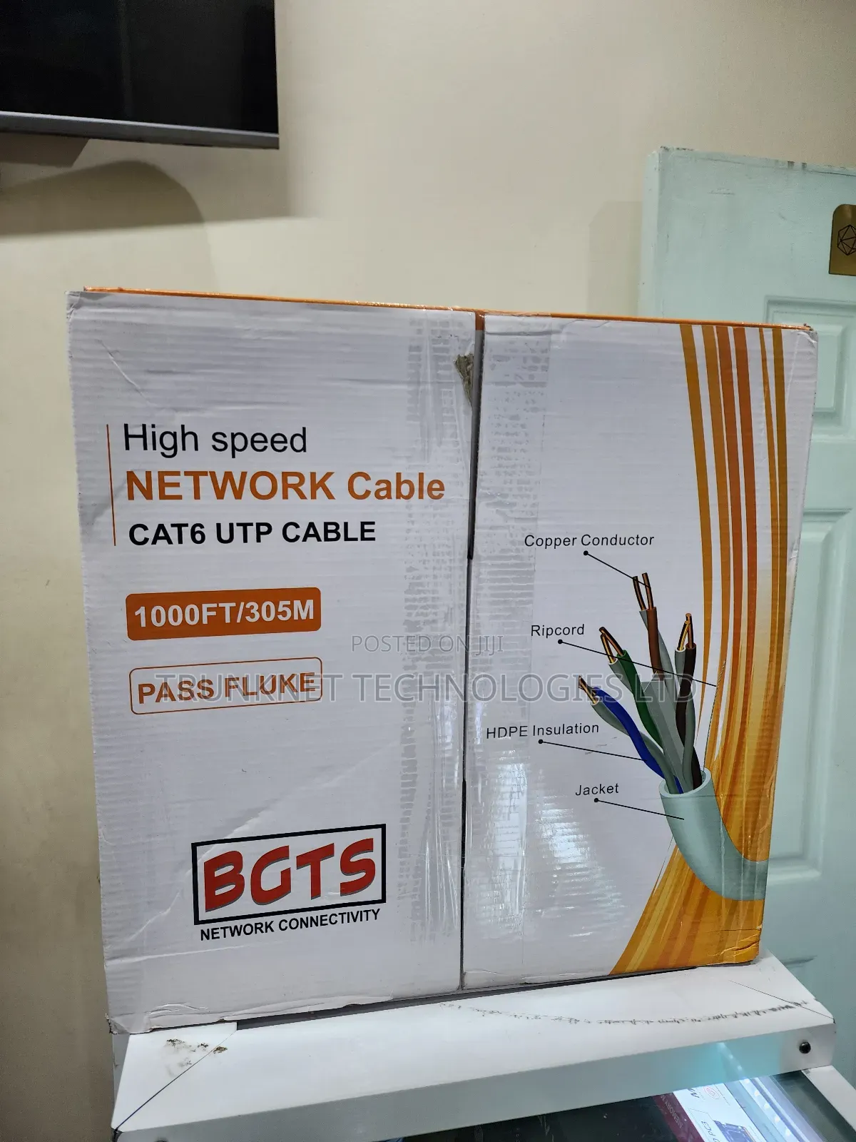 Cat 6 Ethernet Cable – High-Speed Rj45 Network Cable for Lan, Gaming