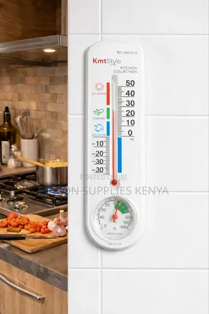 Wall Thermometer Thermo Hygrometer Garden Room Kitchen Thermometer
