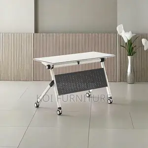 Office Table : Mobile Foldable Office Training Table