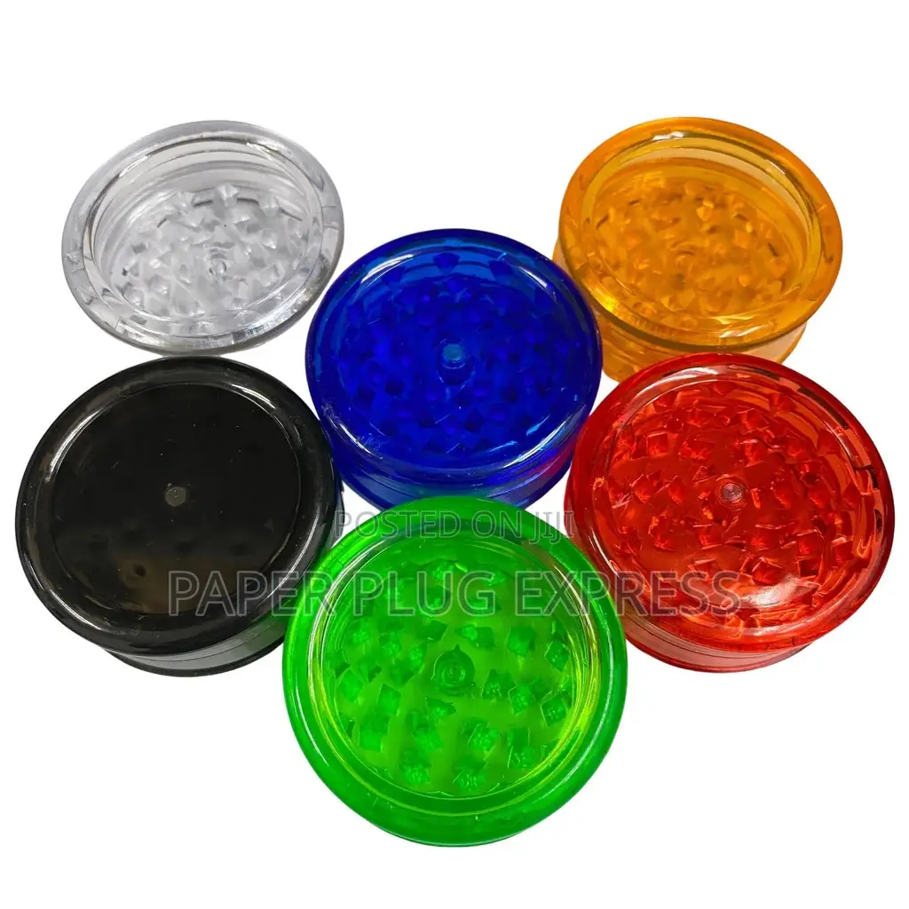 Acrylic Grinder – 2 Layer 63mm (Plain Colors)