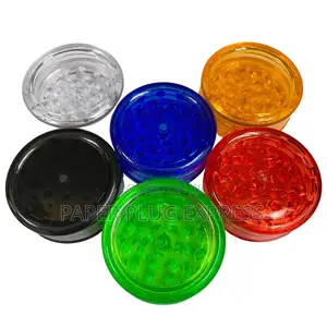Acrylic Grinder – 2 Layer 63mm (Plain Colors)