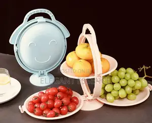 Folding 3 Layer Plate Fruit Rack