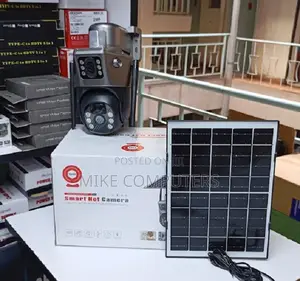 Dual Lens Solar CCTV With 4g Sim Wireless Solar 4g PTZ Security