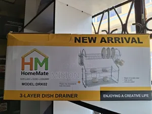 2 Layer Stainless Steel Dish Rack 