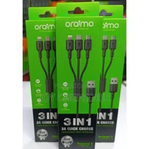 Oraimo Duraline 4 3‐In‐1 Cable (Ocd‐118mcl)