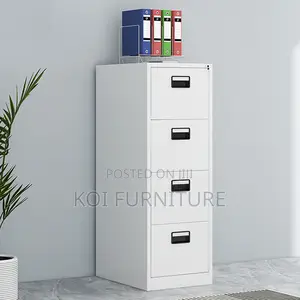 Office Cabinet : 4-Drawer Steel Office Cabinet