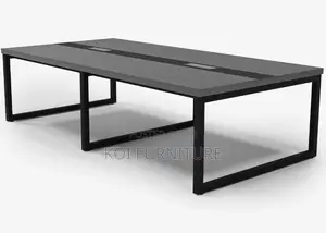 Office Table : 2.4 Meter Office Boardroom MDF Conference Table