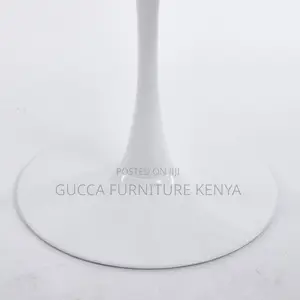 Round Marble White Tulip Dining Table