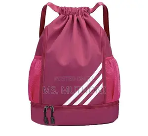 Functional Waterproof Sports Drawstring Backpack