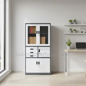 Swing Door Steel Office Filling Cabinet With Safe