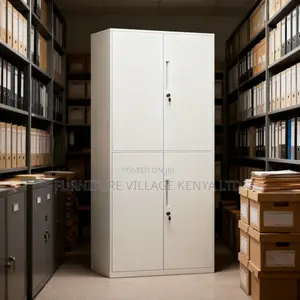 Office Cabinet ; 4-door Steel Office Storage Cabinet