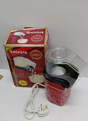Portable Hot Air Popcorn Maker With Measuring Cup.