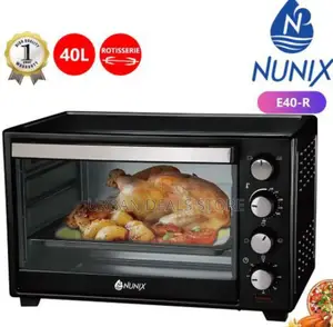 Nunix 40 LTRS Electric Rotisserie Oven (4 Knob Settings)