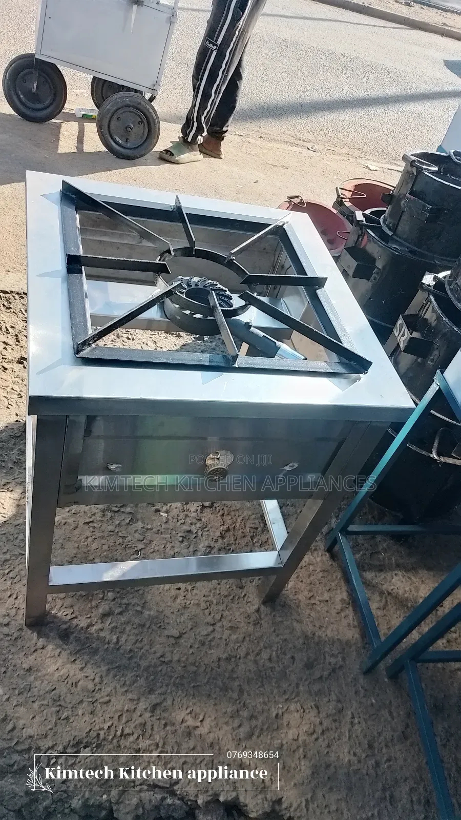 Stainless Steel Single Burner