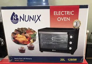 Nunix 4 Knob Setting 20 Litres Electric Rotisserie Oven