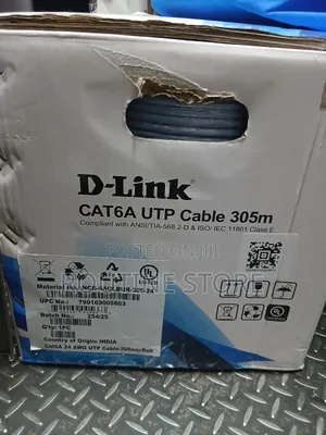 D-Link Cable Cat 6a 24 Awg Indoor