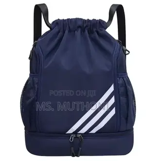 Waterproof Canvas Drawstring Gym Backpack,