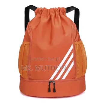 Waterproof Canvas Drawstring Gym Backpack,
