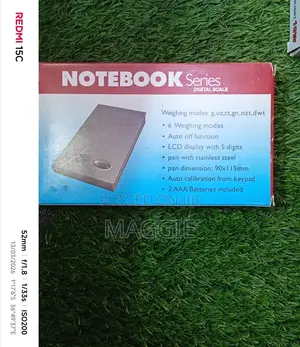 Notebook Series Series Digital Scale