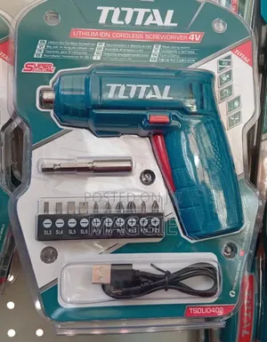 Total Lithium-Ion Cordless Screwdriver 4v