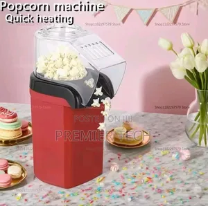 Portable Hot Air Popcorn Maker With Measuring Cup