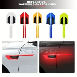 5d 2pc Pack Water Resistant Car Side Door Reflective Stickers