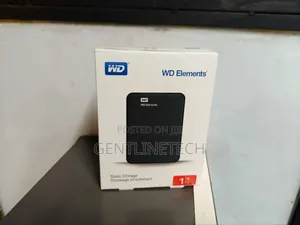 Western Digital Elements 1tb External HDD – Slim Portable Storage
