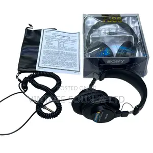 Sony MDR-7506 Studio Monitor Headphones -Standard for Mixing