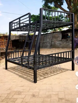 Metallic Double Decker Bunk Bed,4 Up 5 Down Sized