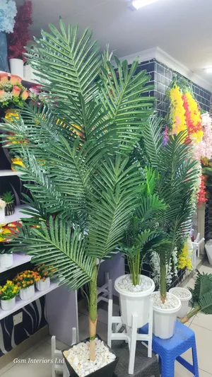 Artificial Palm.Plant With Stool and Stand