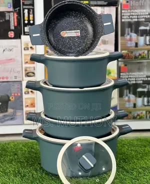 10pcs Heavy Granite Non-Stick Cookware Set.