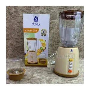 Nunix Ak-100 - 2 in 1 Blender With Grinding Machine - 1.5l (1yr Wrty)